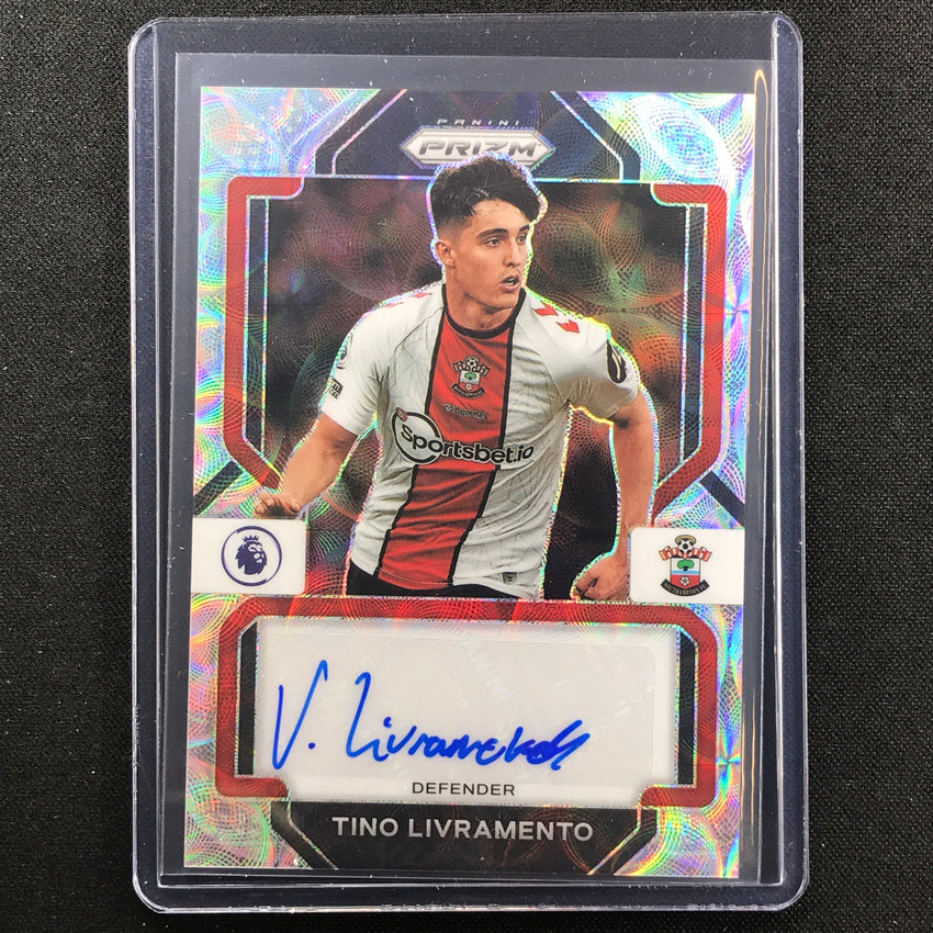 2022-23 Prizm Epl Tino Livramento Choice Signatures Auto Scope No Tl