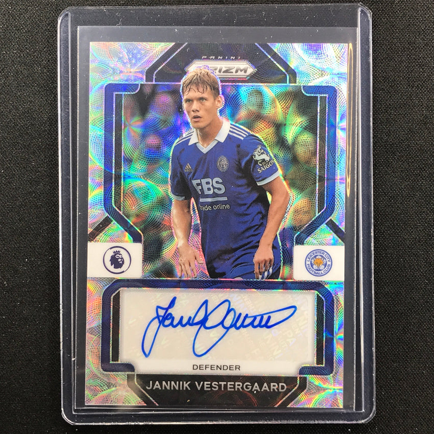 2022-23 Prizm Epl Jannik Vestergaard Choice Signatures Auto Scope No Jve