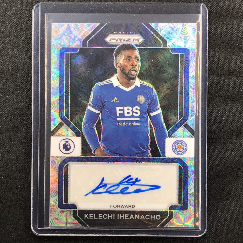 2022-23 Prizm EPL KELECHI IHEANACHO Choice Signatures Auto Scope #KI
