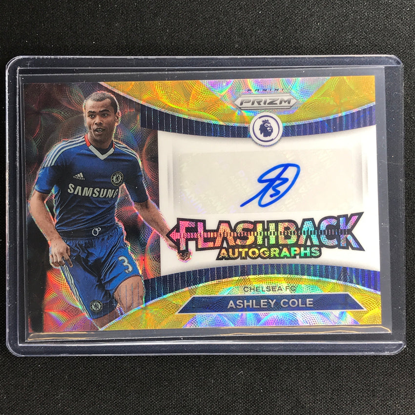 2022-23 Prizm Epl Ashley Cole Choice Flashback Auto Gold Scope 3/10