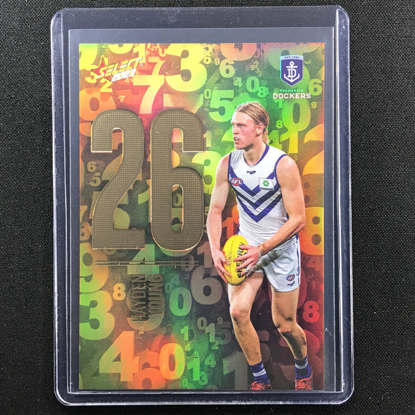 2023 Footy Stars Hayden Young Numbers 87/255