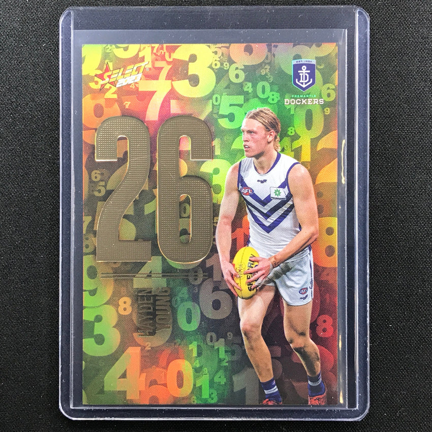 2023 Footy Stars Hayden Young Numbers 233/255