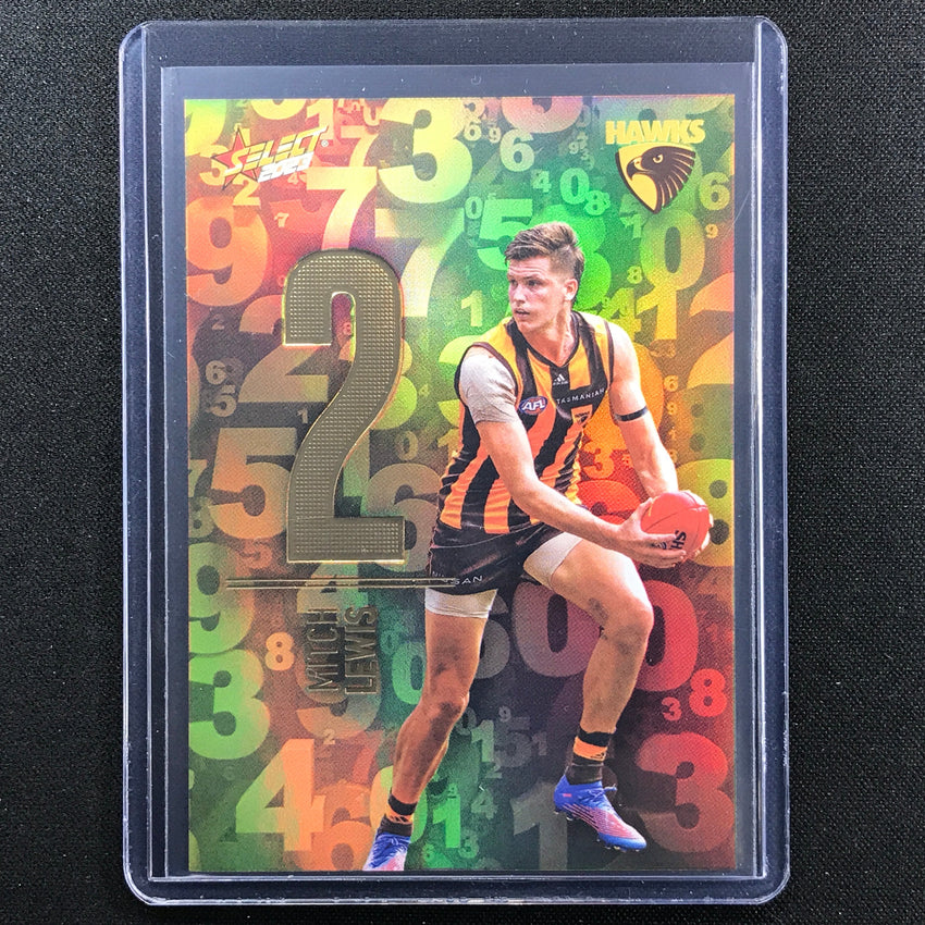 2023 Footy Stars Mitch Lewis Numbers 147/255