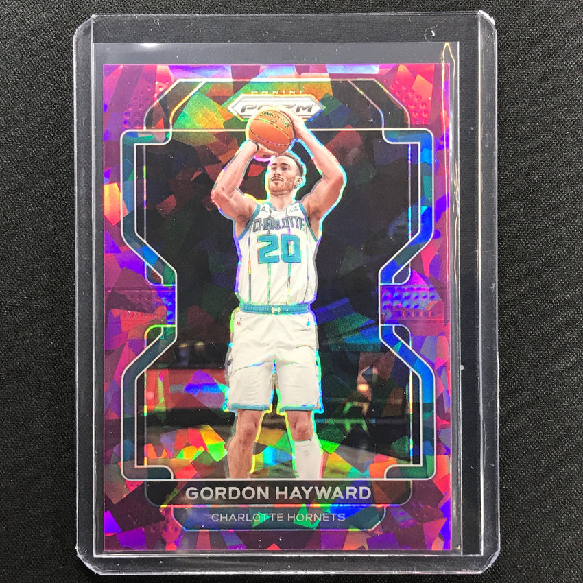 2021-22 Prizm Gordon Hayward Purple Ice 60/149