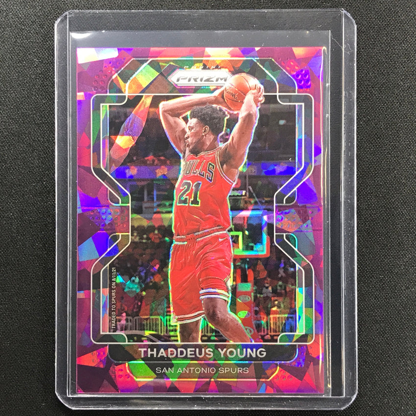 2021-22 Prizm Thaddeus Young Purple Ice 34/149