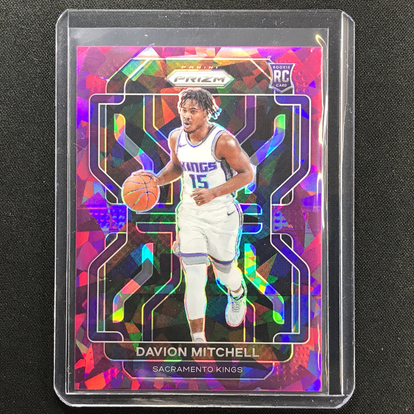 2021-22 Prizm Davion Mitchell Rookie Purple Ice 89/149
