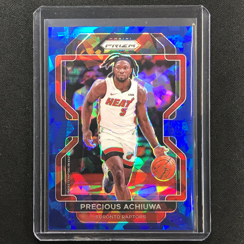 2021-22 Prizm Precious Achiuwa Blue Ice 18/125