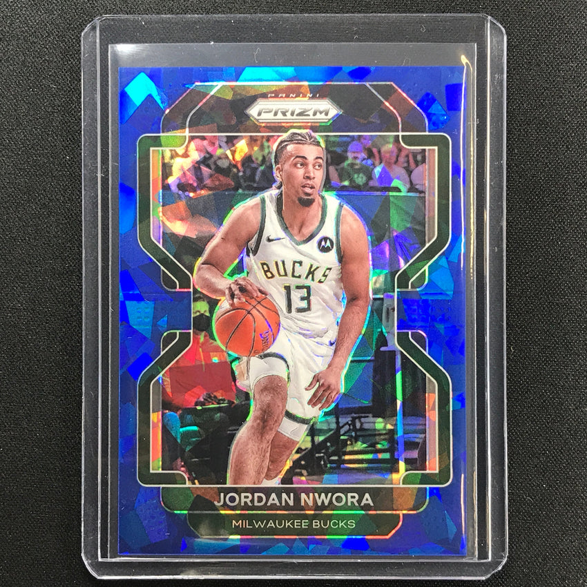 2021-22 Prizm Jordan Nwora Blue Ice 116/125