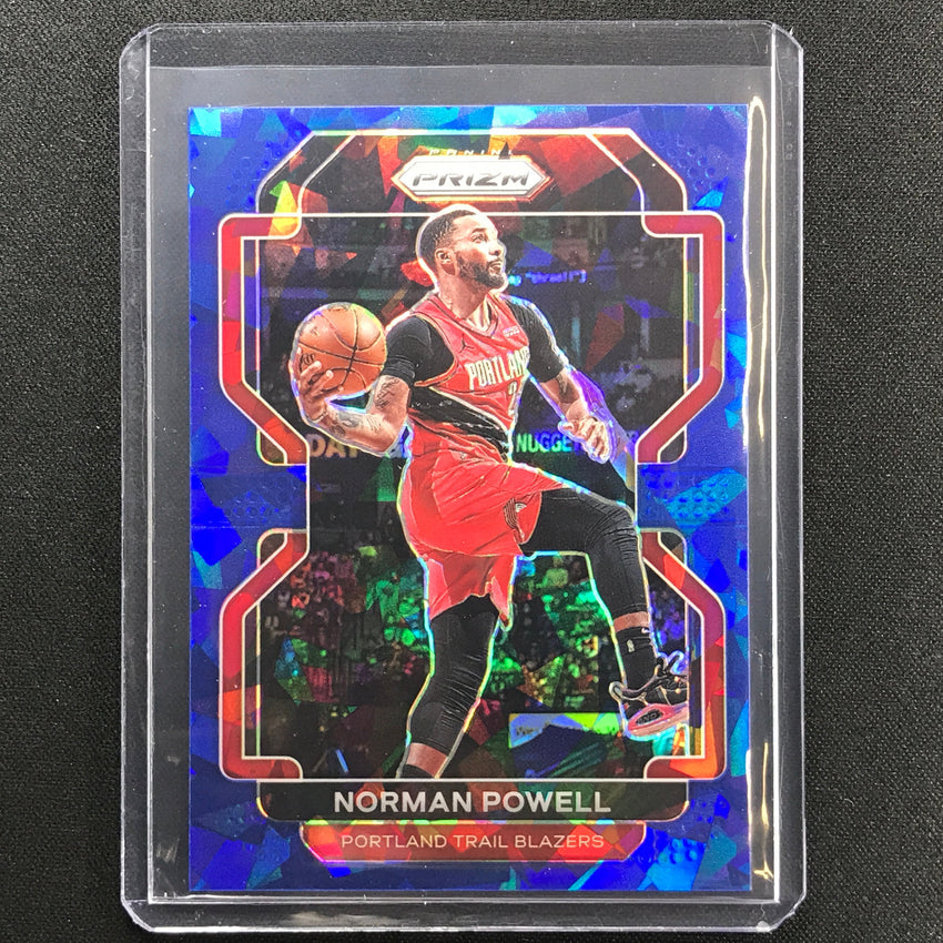2021-22 Prizm Norman Powell Blue Ice 118/125