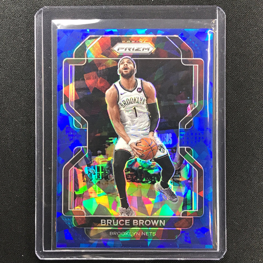 2021-22 Prizm Bruce Brown Blue Ice 121/125