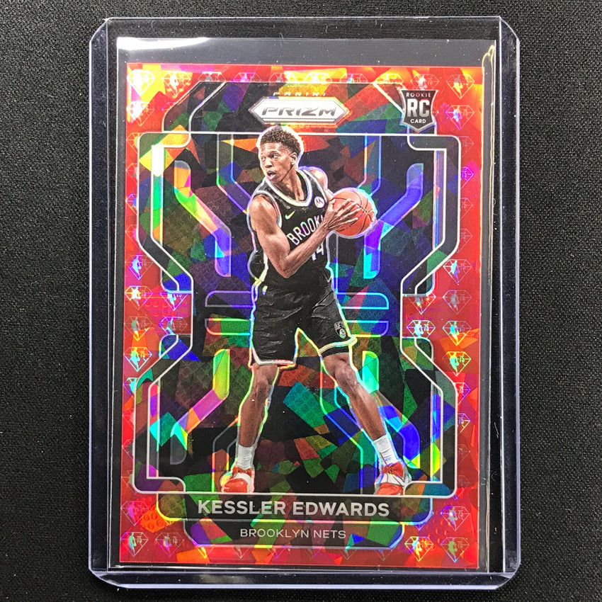 2021-22 Prizm Kessler Edwards Rookie Nba 75th Diamond Cracked Ice 68/75