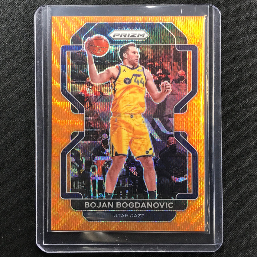 2021-22 Prizm Bojan Bogdanovic Orange Wave 6/60