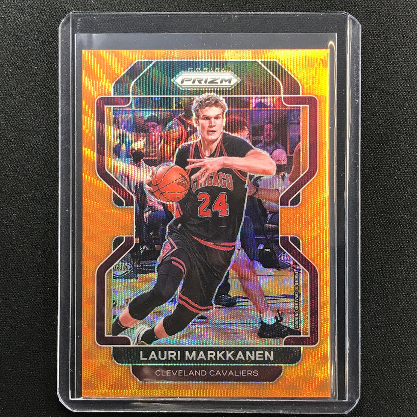 2021-22 Prizm Lauri Markkanen Orange Wave 34/60