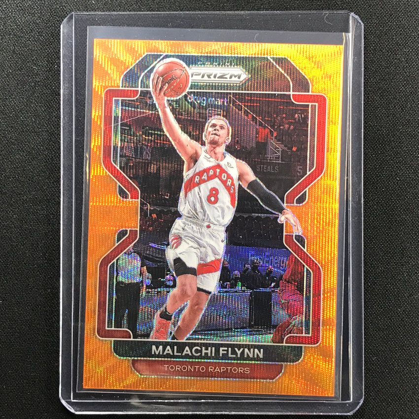 2021-22 Prizm Malachi Flynn Orange Wave 17/60