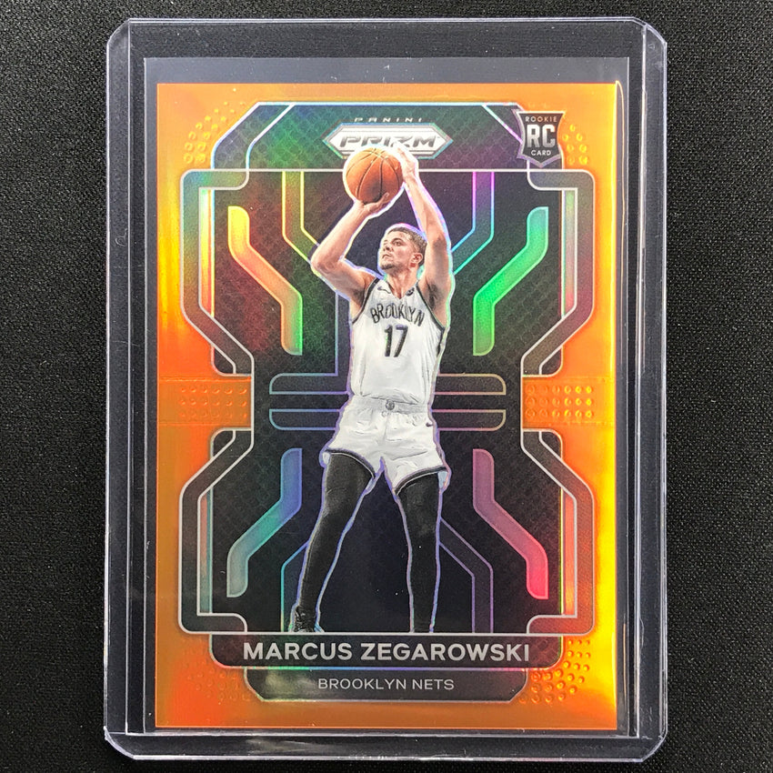 2021-22 Prizm Marcus Zegarowski Rookie Orange 9/49