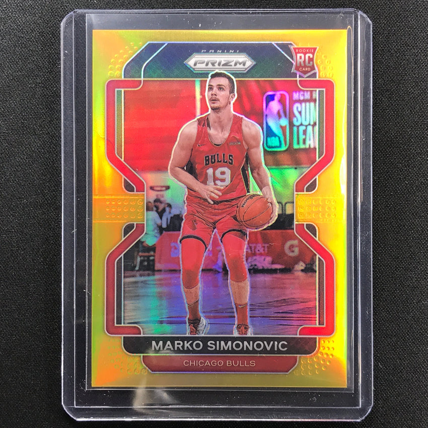 2021-22 Prizm Marko Simonovic Rookie Gold 5/10