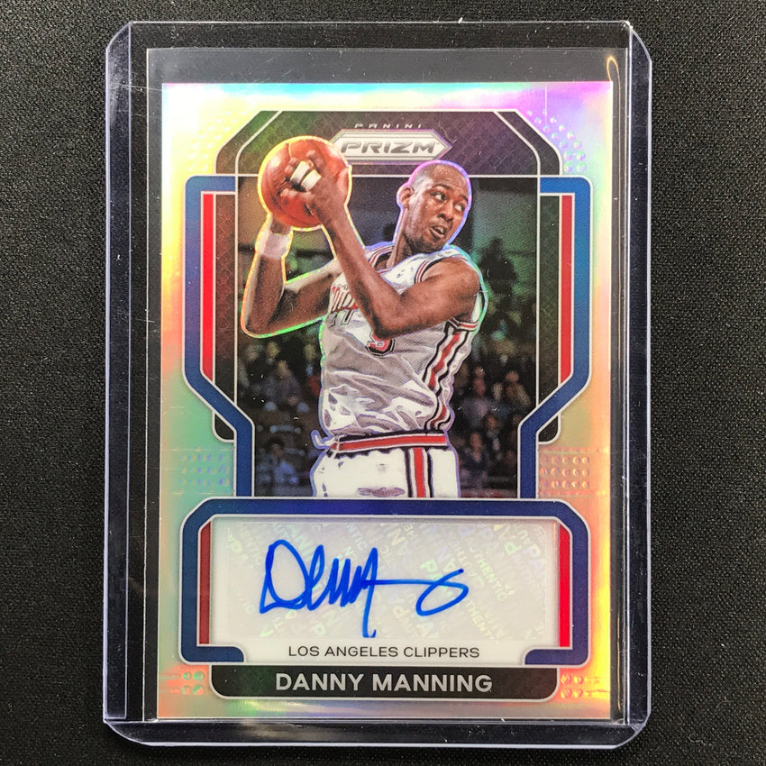2021-22 Prizm DANNY MANNING Signatures Auto Silver #DMG