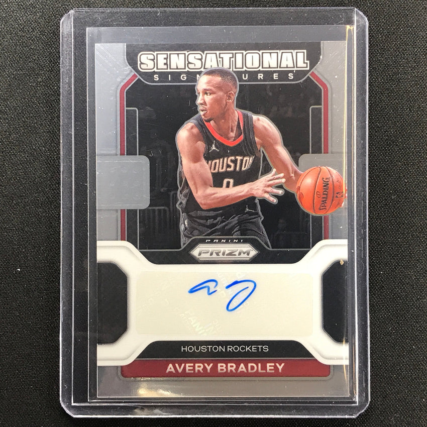 2021-22 Prizm AVERY BRADLEY Sensational Signatures Auto Base #AVB