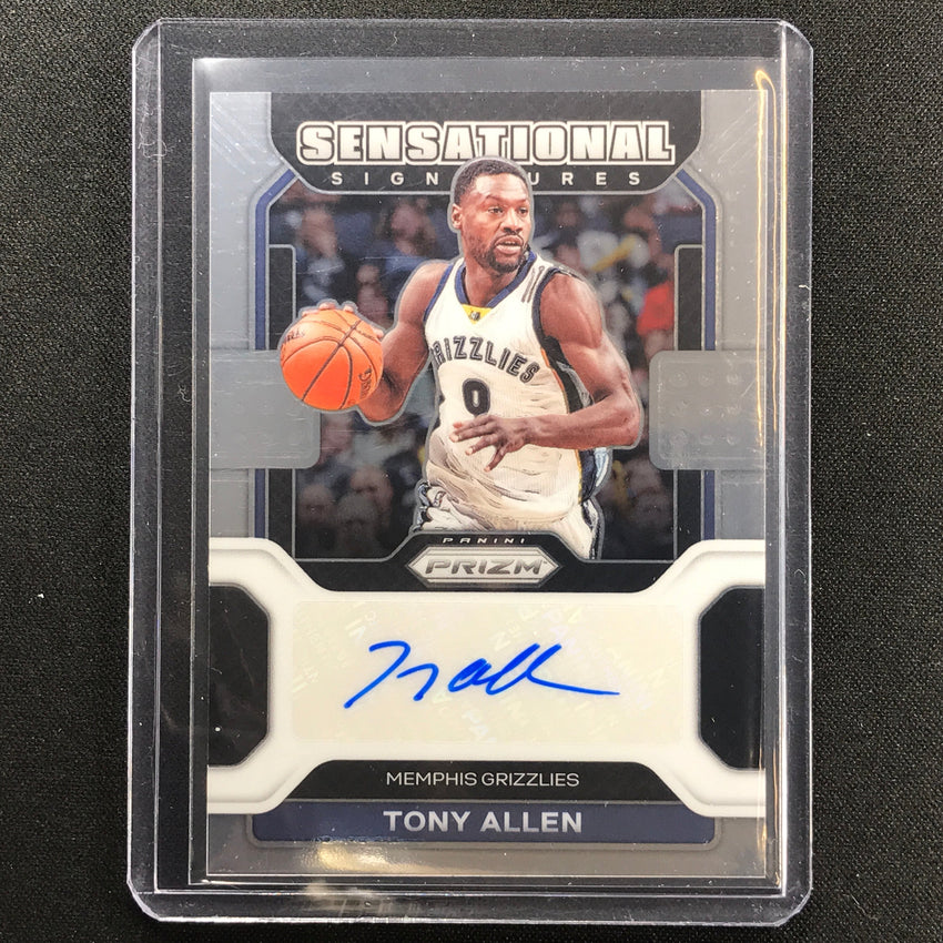 2021-22 Prizm Tony Allen Sensational Signatures Auto Base No Tal