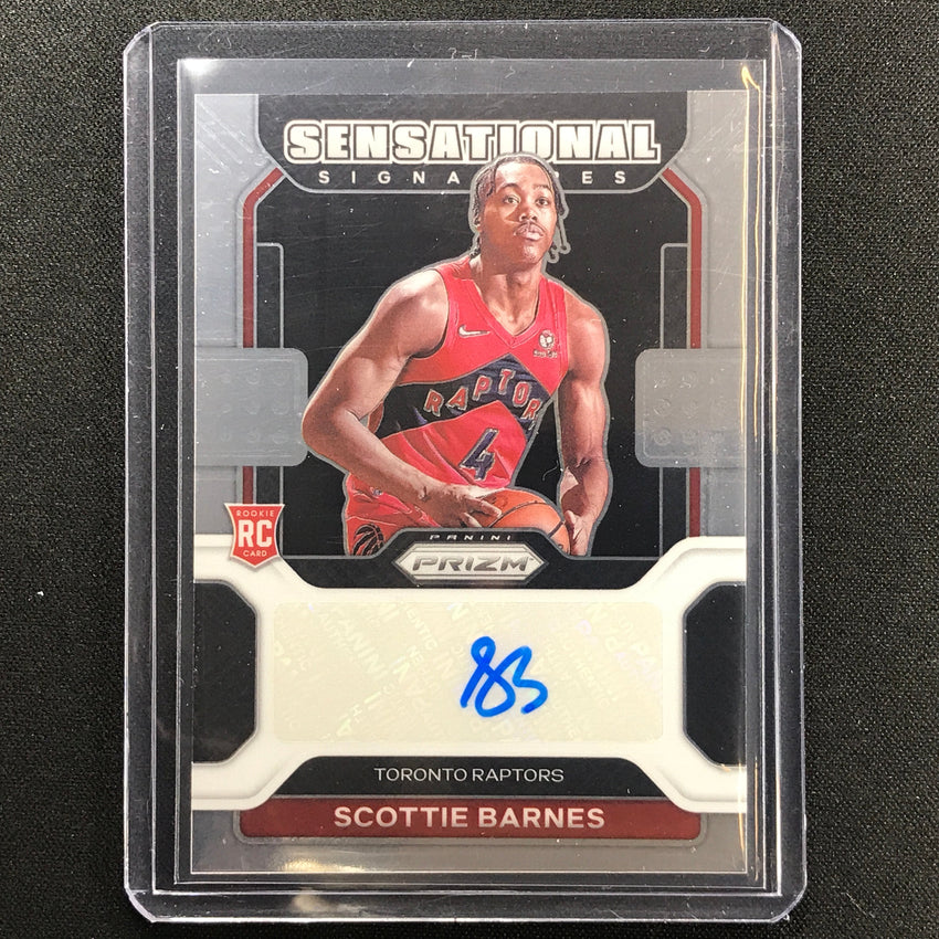 2021-22 Prizm SCOTTIE BARNES Rookie Sensational Signatures Auto Base #SBA
