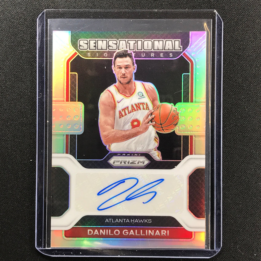 2021-22 Prizm DANILO GALLINARI Sensational Signatures Auto Silver #DGL