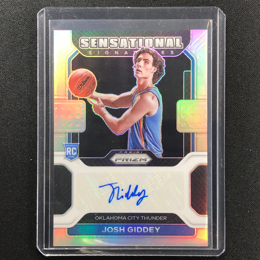 Josh giddey auto &ルーキーカード 2021-22 Prizm JOSH GIDDEY Rookie Sensational Signatures Auto