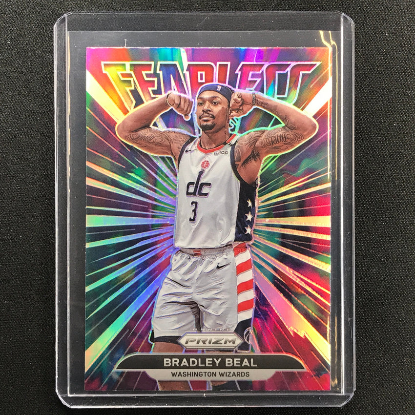 2021-22 Prizm Bradley Beal Fearless Silver No 5
