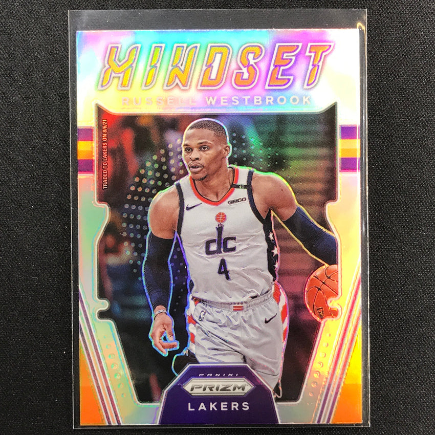 2021-22 Prizm Russell Westbrook Mindset Silver No 2