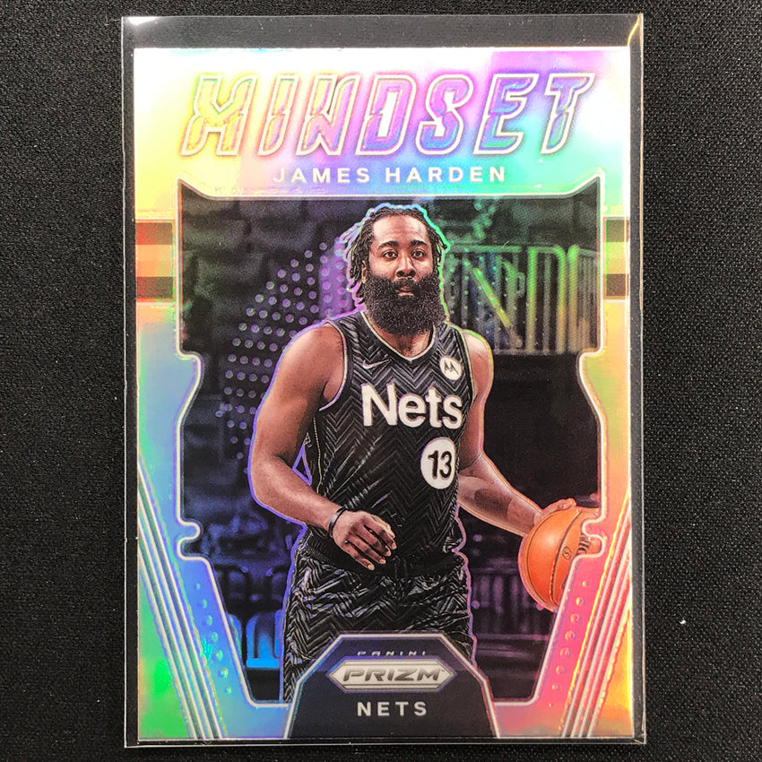 2021-22 Prizm James Harden Mindset Silver No 5