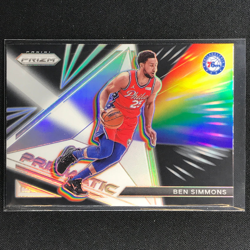2021-22 Prizm Ben Simmons Prizmatic Silver No 12