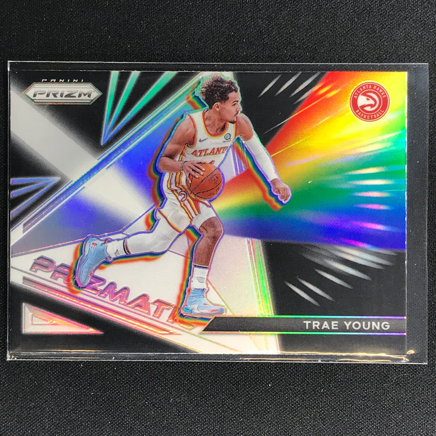 2021-22 Prizm TRAE YOUNG Prizmatic Silver #17