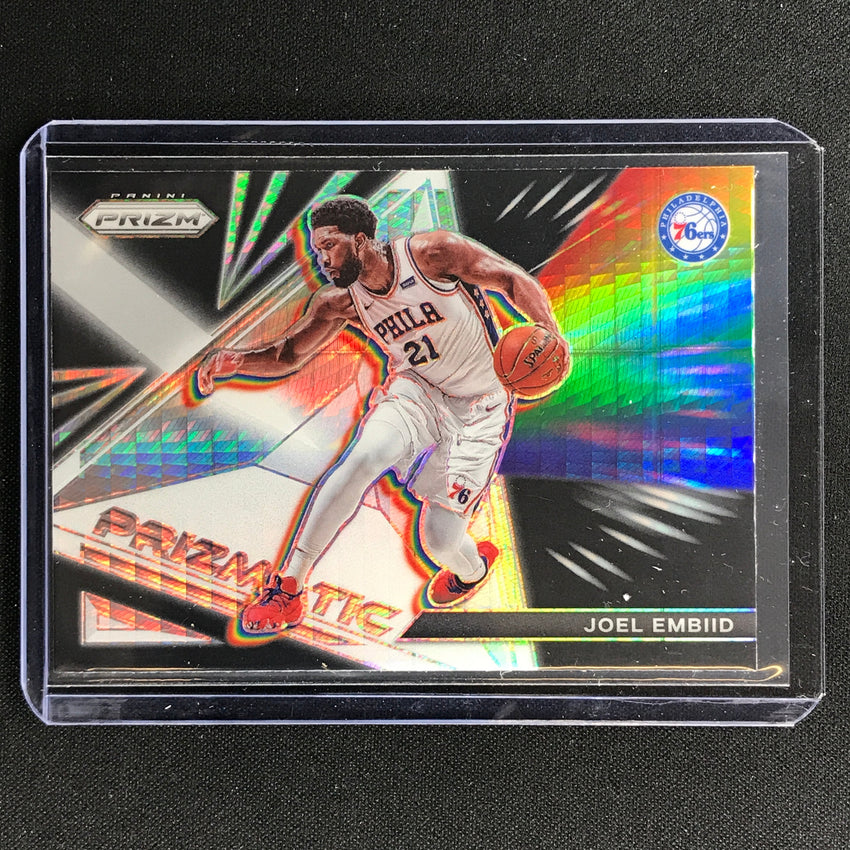 2021-22 Prizm Joel Embiid Prizmatic Hyper No 2