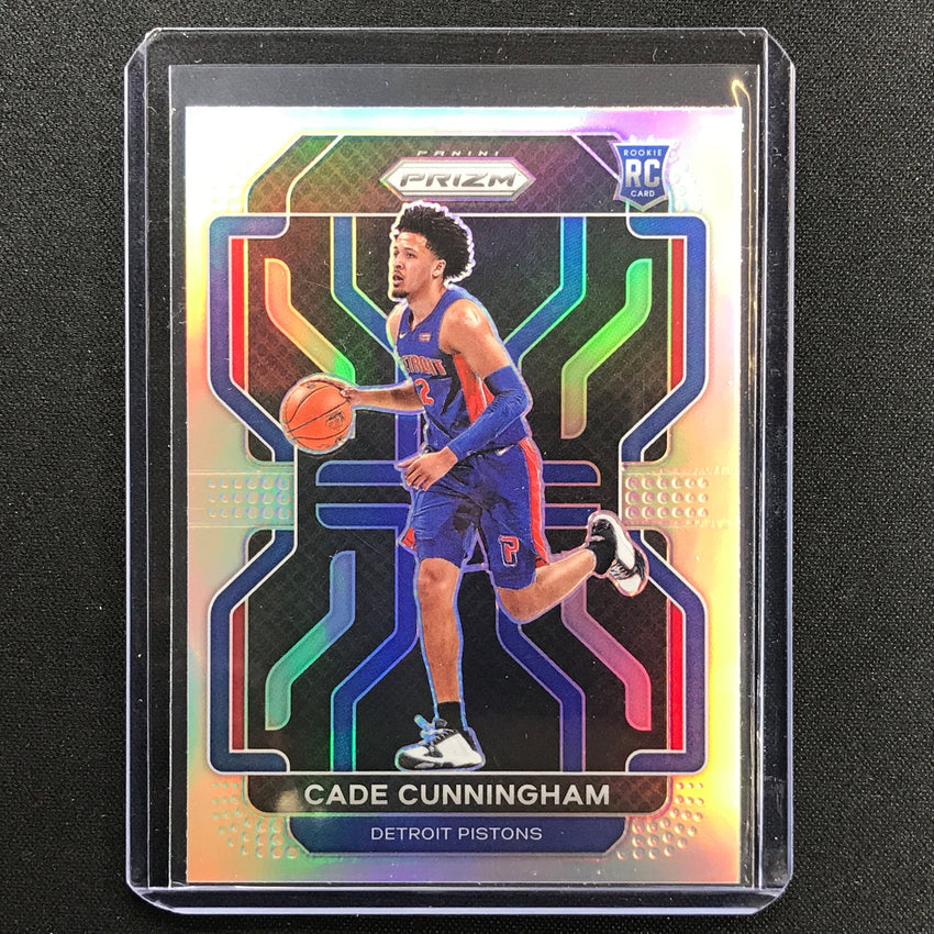 2021-22 Prizm Cade Cunningham Rookie Silver No 282 A