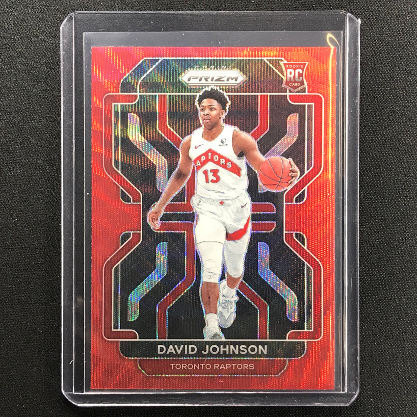 2021-22 Prizm DAVID JOHNSON Rookie Ruby Wave #278