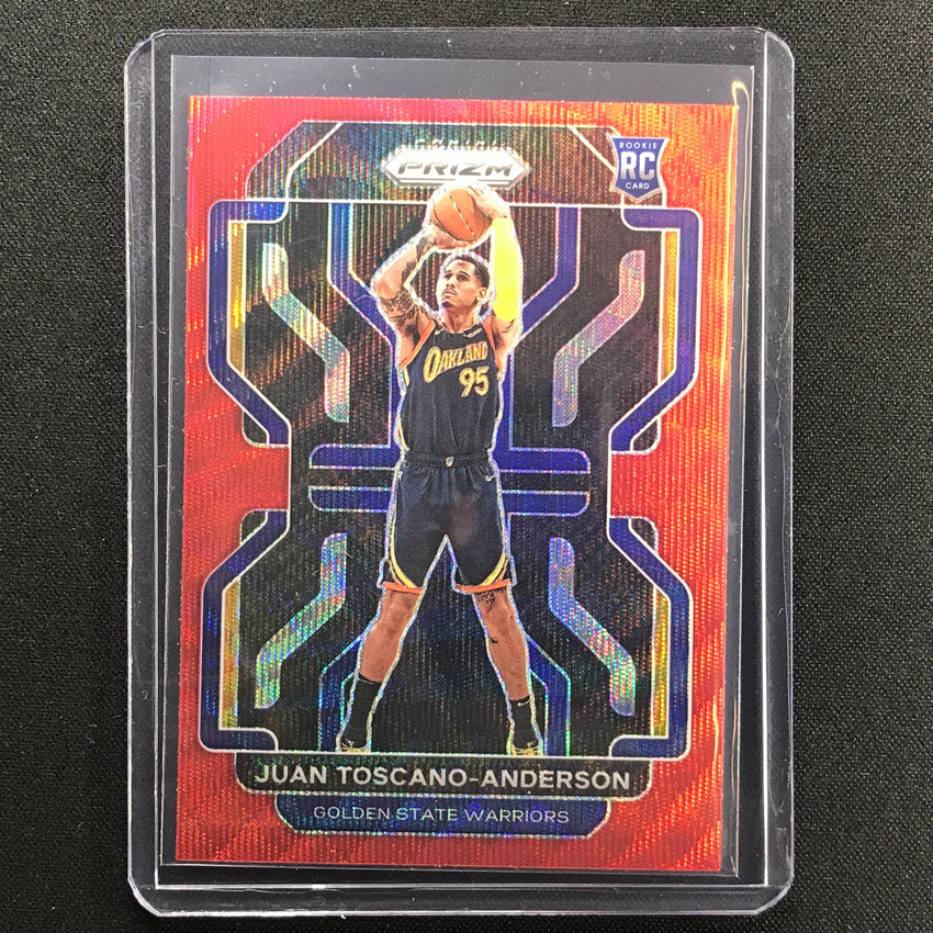 2021-22 Prizm Juan Toscano-anderson Rookie Ruby Wave No 295