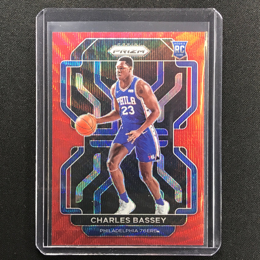 2021-22 Prizm CHARLES BASSEY Rookie Ruby Wave #304
