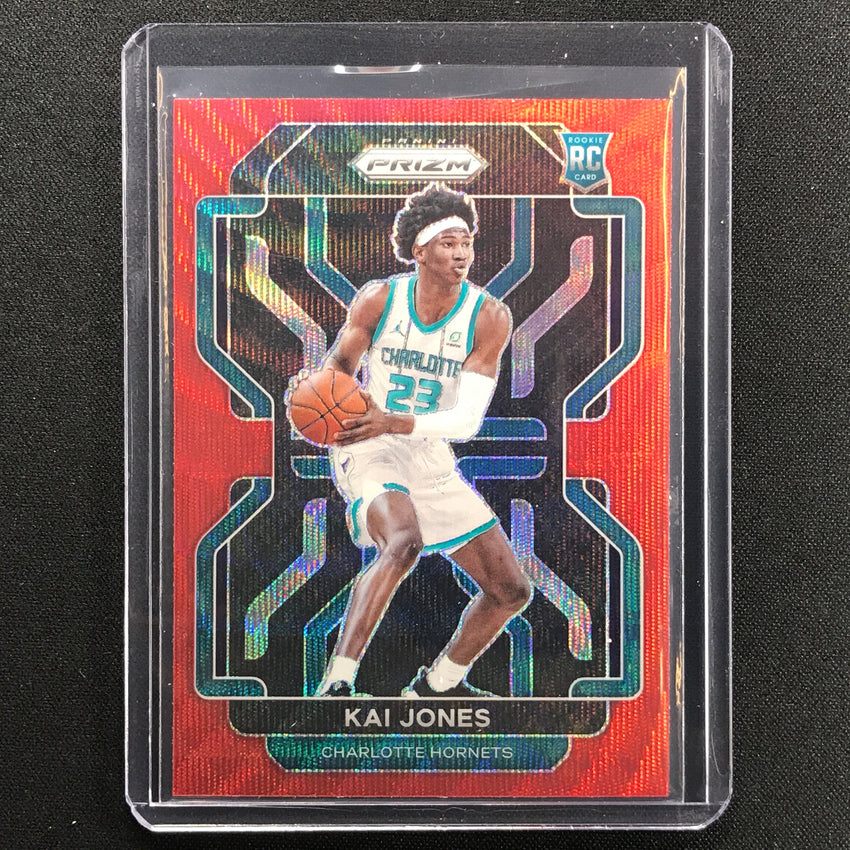 2021-22 Prizm KAI JONES Rookie Ruby Wave #323