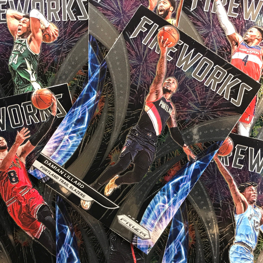 2021-22 Prizm RUSSELL WESTBROOK Fireworks Base #18