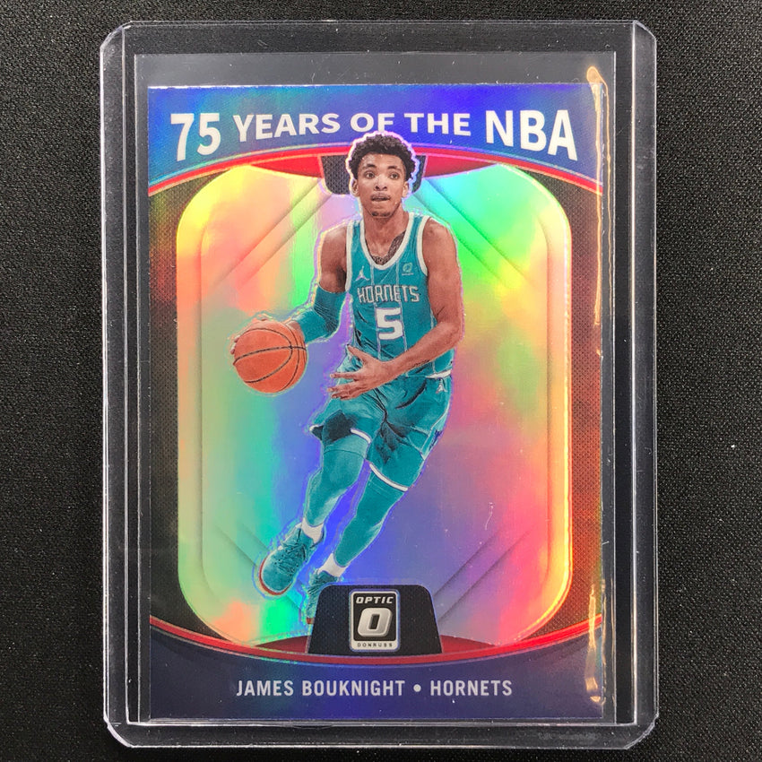 2021-22 Prizm JAMES BOUKNIGHT Rookie Donruss Optic 75 Years of NBA Silver #47