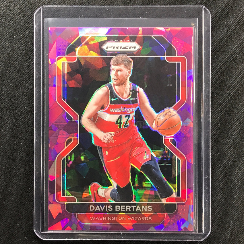 2021-22 Prizm Davis Bertans Purple Ice 53/149