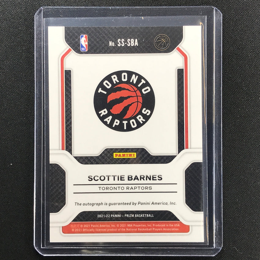 2021-22 Prizm SCOTTIE BARNES Rookie Sensational Signatures Auto Base #SBA