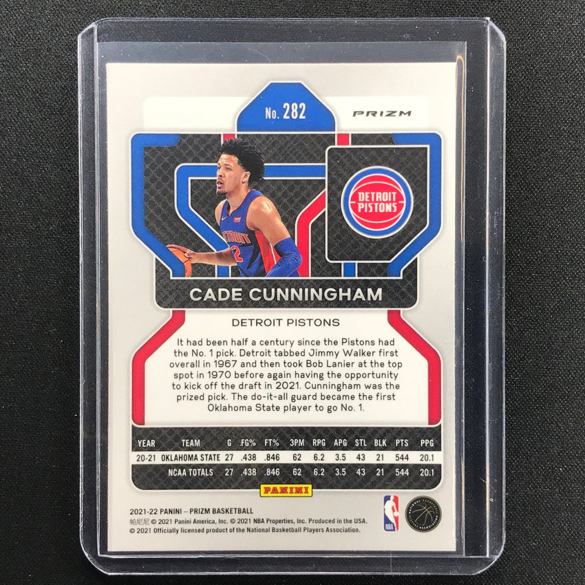 2021-22 Prizm CADE CUNNINGHAM Rookie Hyper #282