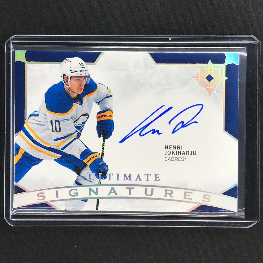 2021-22 Ultimate Collection HENRI JOKIHARJU Ultimate Signatures Auto #HJ