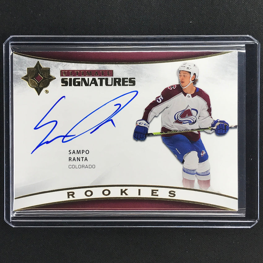 2021-22 Ultimate Collection SAMPO RANTA Ultimate Signatures Rookie Auto #SR