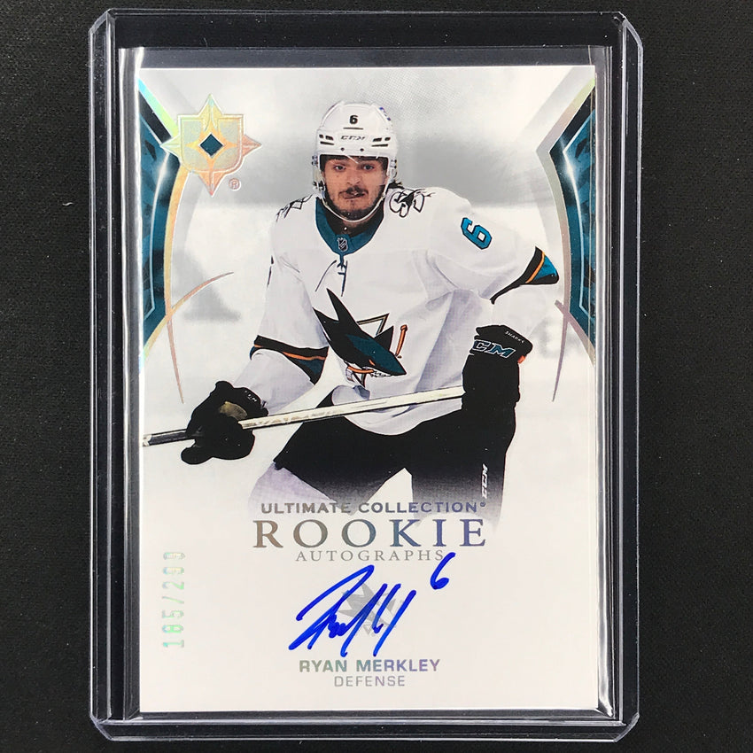 2021-22 Ultimate Collection Ryan Merkley Base Rookie Auto 185/299