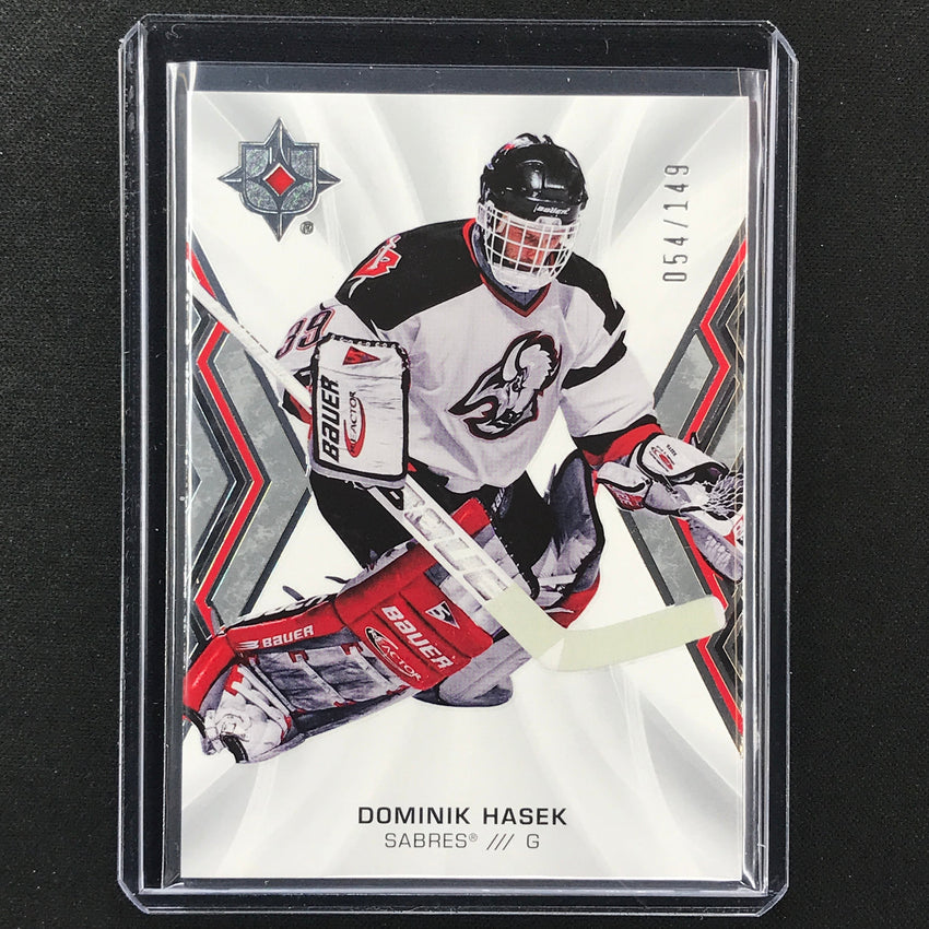 2021-22 Ultimate Collection Dominik Hasek Legends Base Silver 54/149