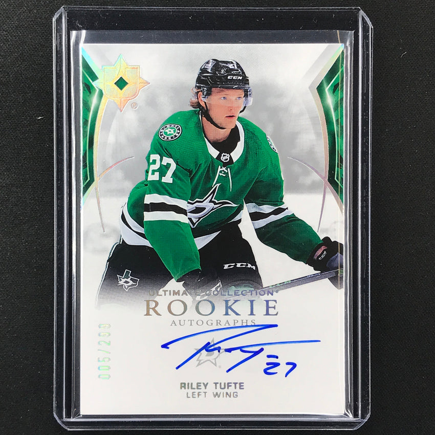 2021-22 Ultimate Collection Riley Tufte Base Rookie Auto 5/299
