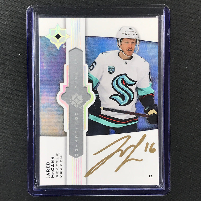 2021-22 Ultimate Collection Jared Mccann Ultimate Emblems Auto Base No Jm A