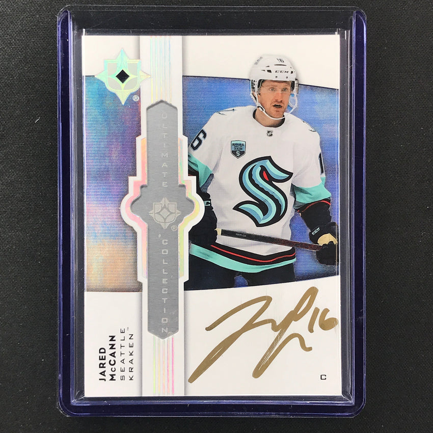 2021-22 Ultimate Collection Jared Mccann Ultimate Emblems Auto Base No Jm B