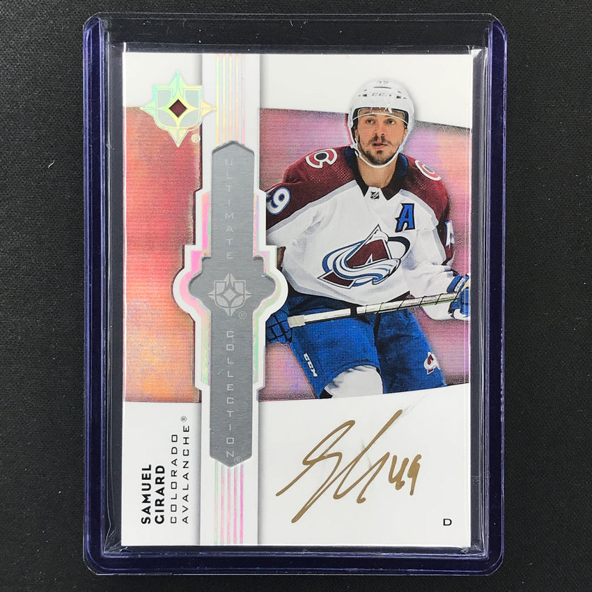 2021-22 Ultimate Collection Samuel Girard Ultimate Emblems Auto Base No Sg